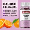 GREABBY L Glutamine 1000mg Gummies - Muscle Relief & Immune Support, Amino Acid Supplement with Magnesium Glycinate, Vegan & Non-GMO, Gluten Free (60 count)