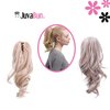 JUVABUN Claw Clip Wavy Ponytail Extension 12'- Light Blonde| Hair Extension Clips | Synthetic Ponytail Extension| Wavy Hair Extensions | Washable Realistic And Synthetic |human hair- Light Blonde