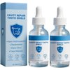 Nudenta Odontic Repair, Cavity Healing Tooth Armor Liquid, Nano Hydroxyapatite Remineralization Complex for Cavity Repair, Teeth Whitening with Remineralization Drops, Enamel Strengthening - 60ml