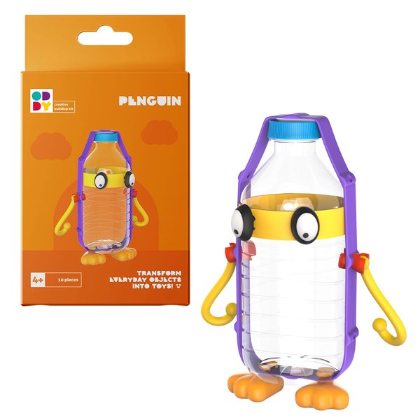 Oddy Penguin Minipack Creative Building Kit - Eco-Friendly STEM Toy Set for Kids 4+
