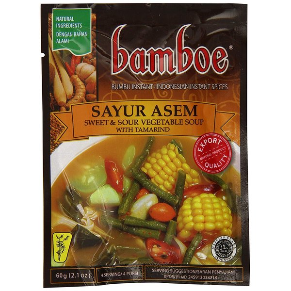 Bumbu Sayur Asem (Tamarind Soup Seasoning) - 2.1oz (Pack of 3)