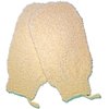 2 Pack Natural Vegetable Fiber Shower Exfoliating Loofah Mitt - Soft Terry Cloth Bath Gloves - Exfoliator Body Scrubber Mitts Mitten - Great for Your Skin Care in The Spa - Anti-Aging