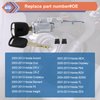 ZONFANT Ignition Switch Lock Cylinder with 2 Keys Compatible with Honda CR-V CR-Z Accord Civic Crosstour Element Fit Odyssey Pilot S2000 Acura MDX RDX TL TSX ZDX,Replace #06351-TE0-A11