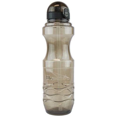 Bluewave Bullet Water Bottle with Straw 1000 ML 34 oz Grey