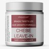 t.botanicals Chebe Braid LOC Twist Leave-In Conditioner Lightweight Extra Hold Hair Growth Tames Frizz Edges Thickening Strengthening with Chebe Oil, Chebe Butter Castor Oil made in USA (Unscented)