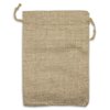 48-Pack 5.5x7.75 Natural Burlap Gift Bags w. Drawstring (Natural Brown, Medium) for Party Favors, Presents or DIY Craft by TheDisplayGuys