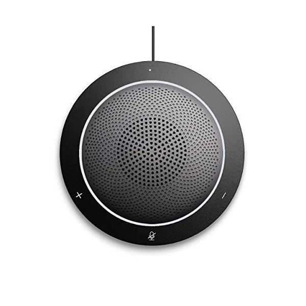 KAYSUDA USB Speaker Phone 360° Omnidirectional Microphone Portable Conference Speakerphone Echo Cancellation for Skype Business of Microsoft Lync, VoIP Calls, Webinar, Phone, Call Center, Recording