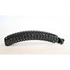 Black sparkly filigree banana hair clip with rhinestones medium fine hair
