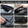 Amiss Auto Sunroof Drain Cleaning Tool, Windshield Wiper Drain Hole, Tube Cleaning Brush Slim Drain Dredging Tool for Car Sunroof, 118 Inch Flexible Drain Brush Long Pipe Cleaners for Car