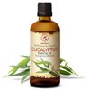 Eucalyptus Oil 3.4 Fl Oz - Eucalyptus Globulus - 100% Pure & Natural use for Tension Relief - Good Mood - Freshen Rooms - Aromatherapy - Bath - Diffuser - Aroma Lamps - Sauna - Scented Oils