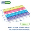 EZY DOSE Monthly Medtime (28-Day) Pill Planner │Monthly Pill Organizer