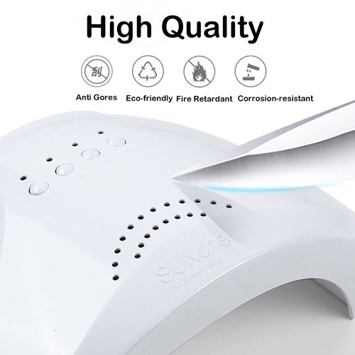 Cycullinyt UV Gel Nail Lamp,48W UV Nail Dryer LED Light for Gel Polish-4 Timers Professional Nail Art Accessories, Nail Lamp for Gel Nail Polish