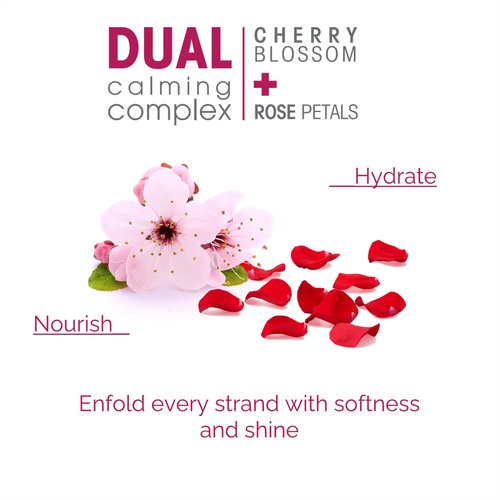 GIOVANNI 2chic Ultra-Luxurious Super Potion Silkening Hair Serum, 2.75 oz. - Cherry Blossom & Rose Petals, Aloe Vera, Pro-Vitamin B5, Smooths Curly & Wavy Hair, Paraben Free, Color Safe.