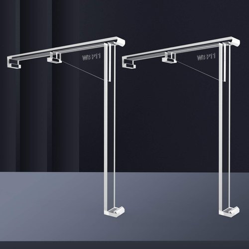 Valance Clips Vertical Blind Clear Valance Clip Bracket Valance Clips Plastic Valance Clips, Outside Mount (4 Pieces)