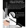 Waterproof Tinted Eyebrow Gel Ebony & Clear Brow Setting Glue, Liquid Mascara Eye Brow Cream, Long Lasting Smudge-Proof Brow Filler Makeup Set,Brow Fast Sculp,Thanksgiving Eye Makeup for Girl Women-06