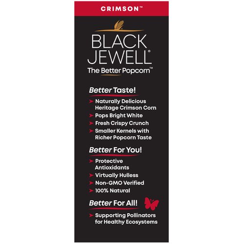 Black Jewell Gourmet Popcorn Kernels, Crimson Red, 28.35 Ounces (Pack of 1)