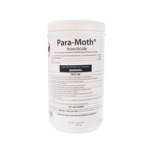 Mann Lake para-Moth, Bee Super Wax Moth Treatment, Protection for Your Bee Equipment, Preserve Hive Quality, Maximize Seasonal Productivity, 1 Lb Canister