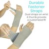 Vive Wrist Brace - Carpal Tunnel Hand Compression Support Wrap for Men, Women, Tendinitis, Bowling, Sports Injuries Pain Relief - Removable Splint - Universal Ergonomic Fit (Gray, Left)