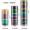 Toasis Fishing Snelled Hook Holders Tenkara Line Keepers Fishing Leader Rig Storage Spools (12 Spools)
