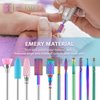 Nail Drill Bits, HEYMKGO 3/32 Inch Nail Bit Set for Acrylic Nails, 11Pcs Tungsten Carbide Diamond Cuticle Nail Gel Polish Remover Tool for Nail Drill Efile, Professional Drill Bits Nail Salon Home DIY