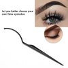 12Pcs False Eyelash Display Stick lash applicator Eyelash Holder,Lash Display Stick Graft Eyelash Applicator Effect Exhibition Auxiliary False Eyelash Holder for Eyelash Extensions.