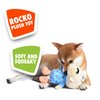 Nickelodeon for Pets Rocko's Modern Life Spunky Figure Plush Dog Toy - 6 Inch White Squeaky Dog Toy for All Dogs - Nickelodeon Toys for Dogs, Squeak Dog Toy (FF14784)