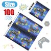 Video Game Party Decorations, 100 Pcs Video Game Napkins Blue Gaming Table Napkins Game On Lunch Napkins for Video Game Theme Party, Kids Birthday