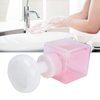 8.4oz 250ml Foaming Hand Soap Dispenser, Refillable Empty Foam Liquid Hand Soap Container Cute Cat Paw Flower Shape Foaming Soap Dispenser, Reusable Plastic Press Bottle for Bathroom(Pink)