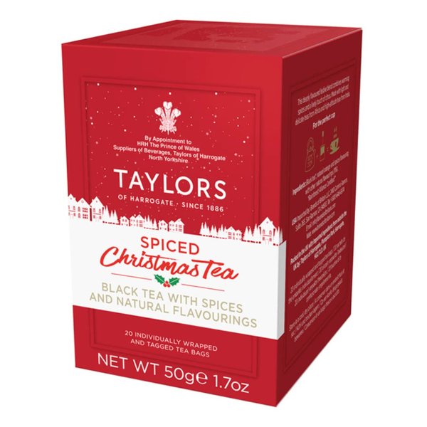 Taylors of Harrogate Spiced Christmas Tea, 20 Teabags