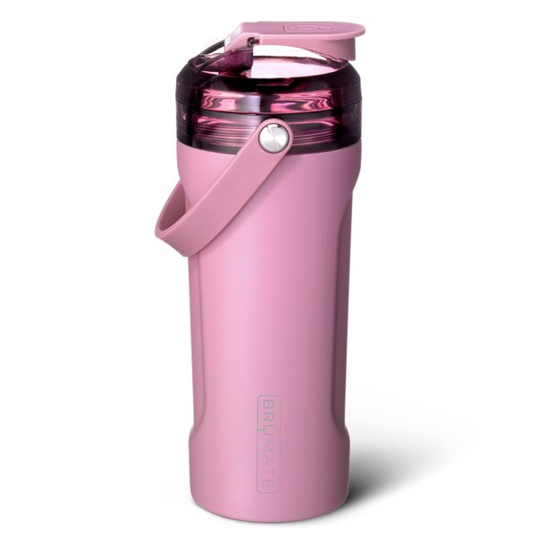BrüMate MultiShaker Blender Shaker Bottle | 100% Leakproof Insulated Stainless Steel Shaker Bottle | Protein Shaker Bottle, and Pre Workout Bottle for the Gym | 26oz (Acai)