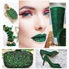4010pcs Green Nail Art Rhinestones Kit, qiipii Round Glass Emerald Flatback Crystal Stones Nail Charms 6 Sizes (1.6-6.1 mm) Up to SS30 Nail Gems w Pick up Tweezer Pen for Nail Crafts Face Eyes Makeup