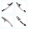 Exterior Front Left Door Handle Driver Side Fit for 2005 2006 2007 2008 2009 2010 2011 2012 Chevy Impala Cobalt Buick Lucerne Lacrosse Allure Pontiac G5 Solstice Saturn Sky