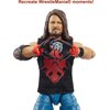 Mattel ​AJ Styles WrestleMania Elite Collection Action Figure with entrance shirt & Vince McMahon Build-A-Figure Pieces, 6-in / 15.24-cm Posable Collectible Gift for Fans Ages 8 Years Old & Up