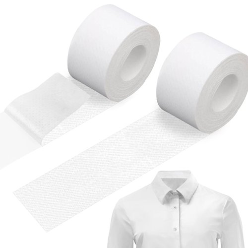 Self-adhesive Shirt Collar Protector Disposable Collar Protector Invisible Sweat Pads for Hat Shirt Neck Liner Armpit Tape Collar Protectors for Shirts Against Sweat Stains