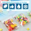 pikdmin 2''X 2'' (Pack of 100) 2 Mil Thick Clear Reclosable Small Zip Plastic Poly Bags With Resealable Lock Seal Zipper for Photo, Jewelry, Bakery, Treats, Travel, Storage, Packaging & Shipping