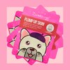The Creme Shop Animal Sheet Mask, Korean, Hydrating, Collagen, Vitamin C, Anti-Aging - Pack of 3 (French Bulldog)