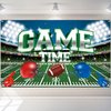 Football Backdrop, Football Field Backdrop Banner 72 x 44'' Football Themed Party Supplies for Football Birthday Party Decorations Baby Shower Photography Decor