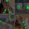 CHARLENT Glow in The Dark Easter Temporary Tattoos for Kids - 74 Individually Sheets Luminous Easter Egg Bunny Tattoos for Boys Girls Party Favors Goodie Bag Fillers