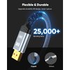 Capshi VESA Certified DisplayPort Cable 1.4, 8K 4K DP Cable 6.6ft, Display Port Cable [8K@60Hz, 4K@144Hz, 2K@240Hz, 32.4Gbps], High Refresh Rate for Gaming Monitor, HBR3, HDR, Graphics Card, TV, PC