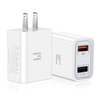 USB Wall Charger, Pofesun 2-Pack Dual Port USB Cube Power Adapter Quick Charging 3.0 Charger Plug QC3.0 Charging Block Box Brick for iPhone 15 14 13 12 11 Pro Max, Galaxy S23 S22 Note 20,Pixel-White