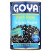 Goya Black Beans 6/15 Oz Low Sodium