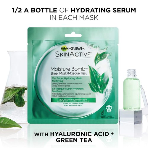 Garnier SkinActive Super Hydrating Sheet Mask, 6 Count