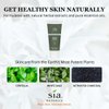 Sia Botanics Clarifying Facial Cleanser (74ml/2.5oz Eco Tube) | Face Wash w/White Sage, Activated Charcoal, Tea Tree | Natural, Clean, Botanical Skincare for Women