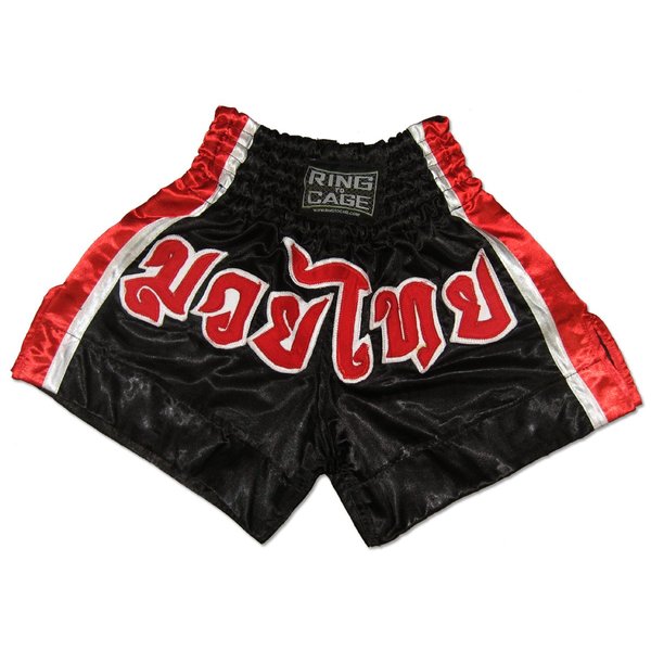 Ring to Cage Kids Muay Thai Shorts-Black. Small