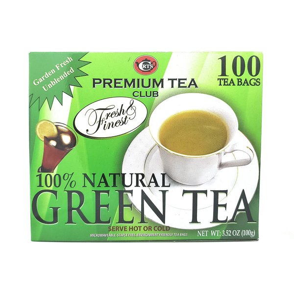 Green Tea - 100% Natural, 100 bags,(Ceylon Tea Club)
