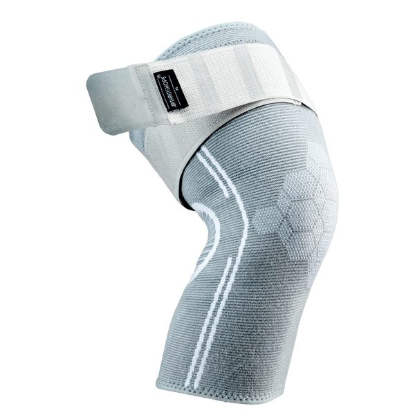 ArthritisHope Knee Compression Sleeve made from Bamboo Rayon Fabric (5XL) for Knee Pain with Strap, Running, Weightlifting, Arthritis, Sports, Gym, ACL (Men and Women)