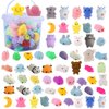 72 pcs Mochi Squishy Toys Kawaii Squishy Animals for Party Favors Classroom Prize Pinata Easter Bulk Squishies Toys