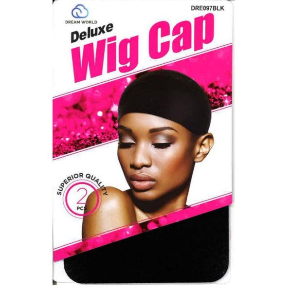 Dream Deluxe Wig Cap Black 0097blk Superor Quality 24 Pieces