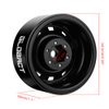 GLOBACT 1.9 Beadlock Wheels RC Wheel Hub for 1/10 TRX4 TRX6 Axial SCX10 I II III Pro Redcat RC Crawler Upgrade Accessories (4Pcs Black)