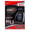 Plasticolor 008627R01 Compatible with Dodge // Deluxe Seat Cover Embrodired Logo High Contrast Stitching Premium 3 Piece Sideless Car Truck or SUV Seatcover with Cargo Pocket, Black